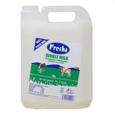 FRESHA WHOLE MILK 5L JERICAN