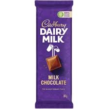 CADBURY DAIRY MILK CHOC BAR 80G