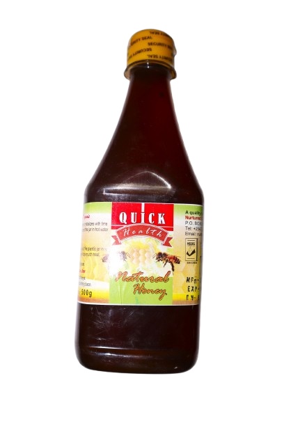 QUICK HEALTH HONEY 500G SQUEEZE JAR