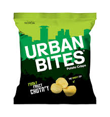 URBAN BITES FUNKY FRUIT CHUTNEY CRISPS 30G