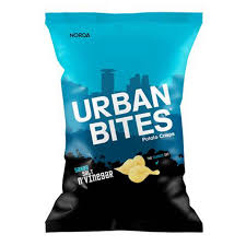 URBAN BITES SAMBA SALT N VINEGAR CRISPS 120G