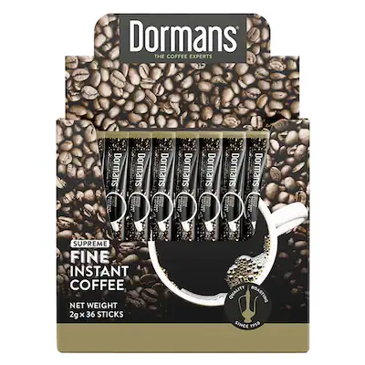 DORMANS S.INST COFFEE 1.6G/2G 36 PACK