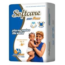 SOFTCARE BABY PANTS 8S MAXI