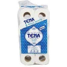 TENA WHT TPAPER 8S UNWRAPPED