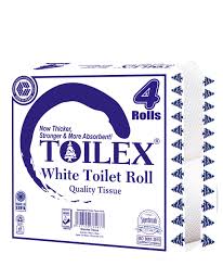TOILEX T/P 4S UNWRAPPED WHT 