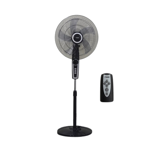 MIKA STAND FAN 18-INCH MFS1832RBS BLK/SLV