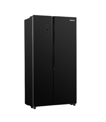 BRUHM SIDE BY SIDE FRIDGE 436L BFX-450ENG BLK