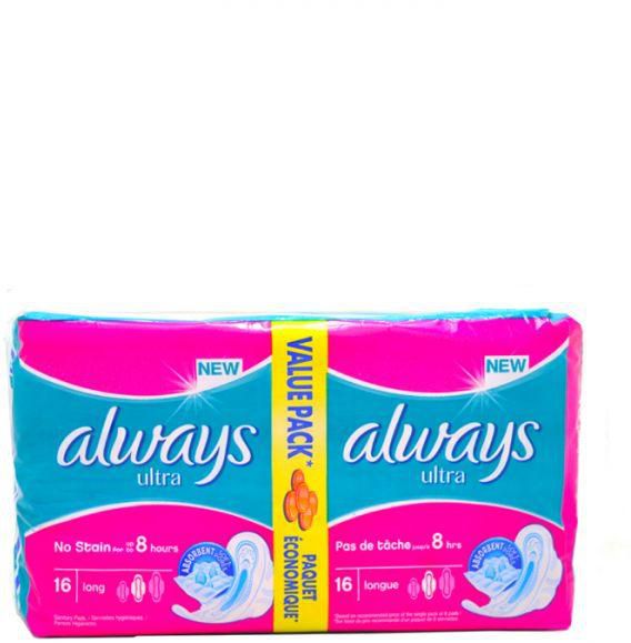 ALWAYS ULTRA THIN LONG 24X8 /12X8