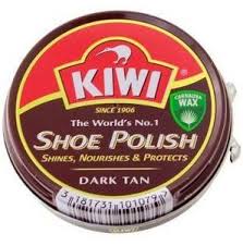 KIWI SHOE POLISH DARK TAN 100ML