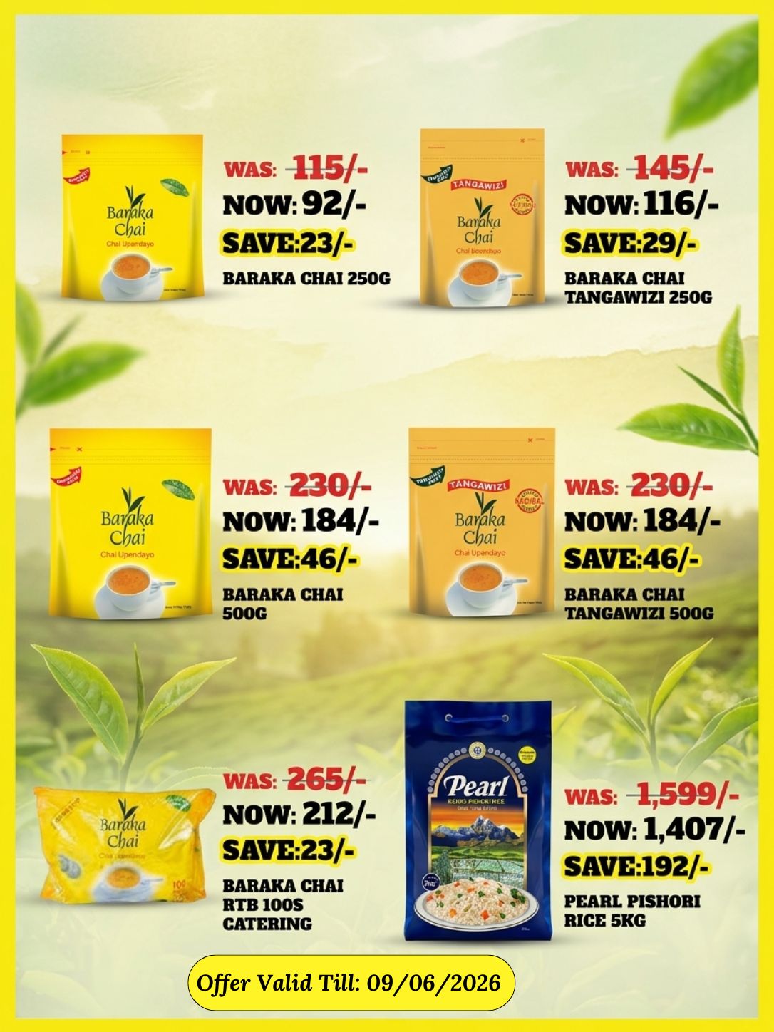 Baraka Chai Offer
