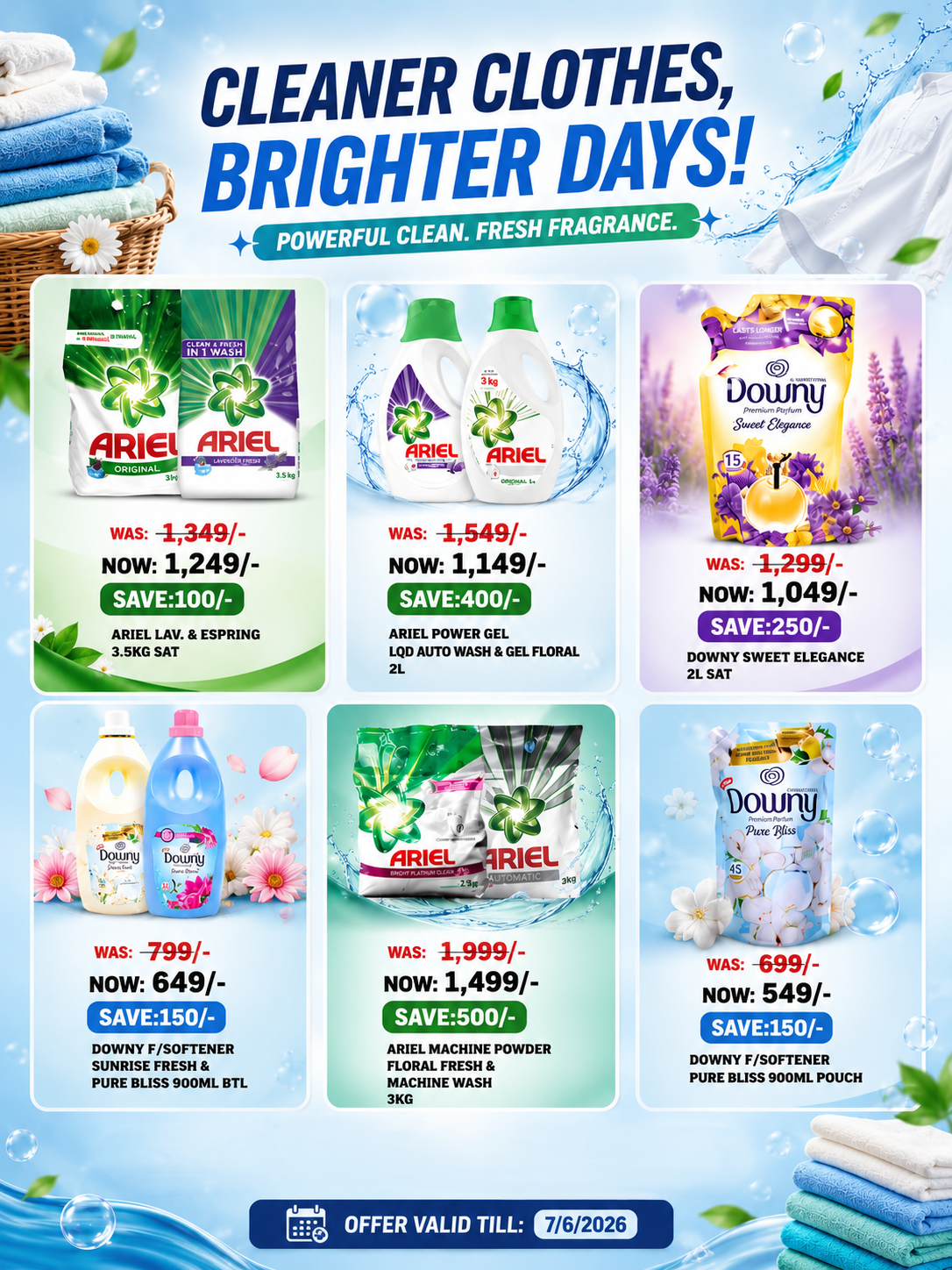 Detergents Promo