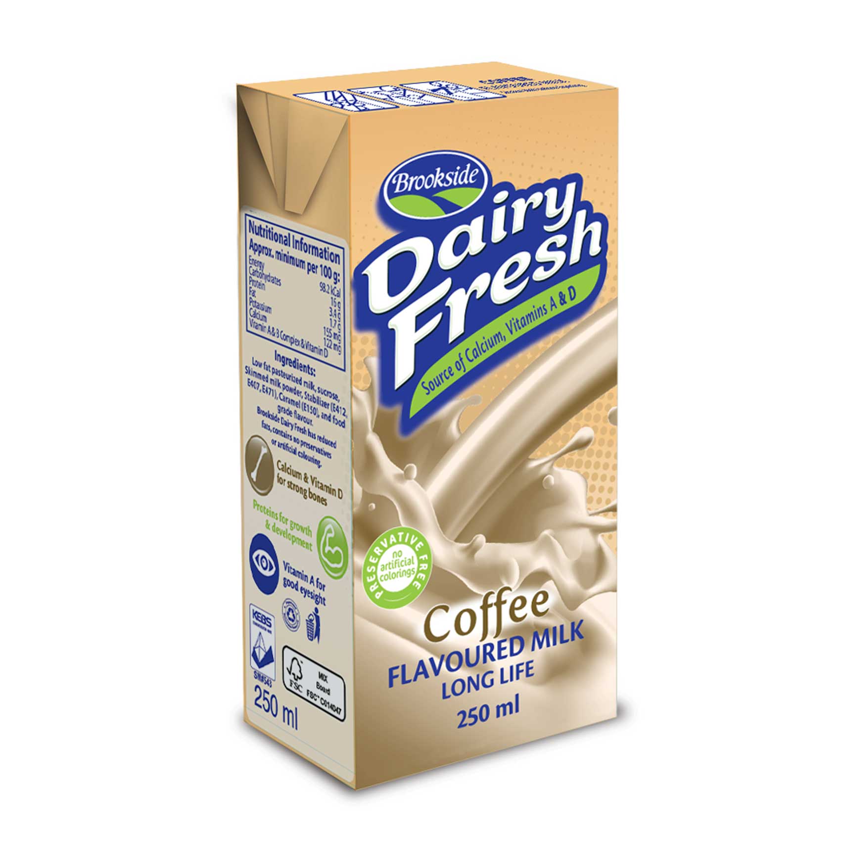 B/SIDE D/FRESH COFFEE 250ML