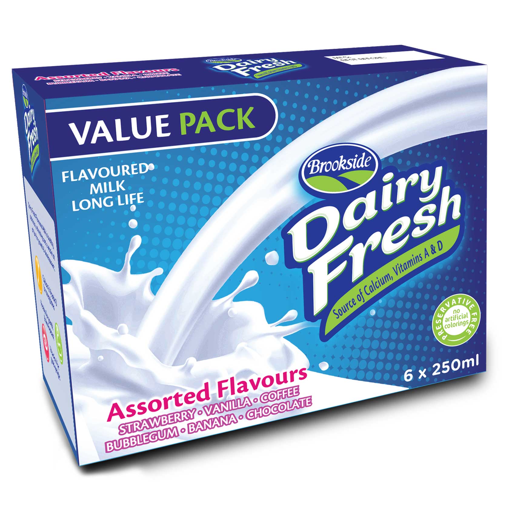 B/SIDE D/FRESH 6*250ML ASSORTED