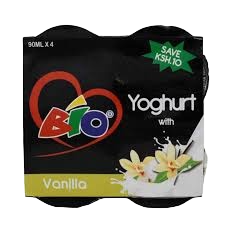 BIO YOGHURT VANILLA 90ML 4PACK
