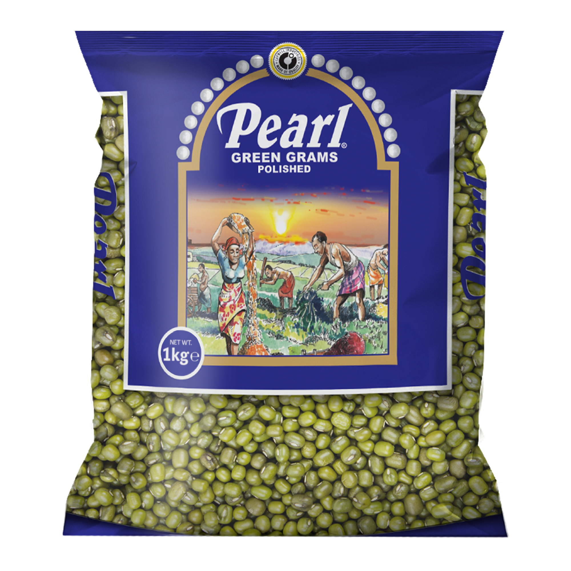 PEARL GREEN GRAM POLISHED 1KG