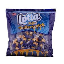 LOTTA BUTTER SCOTCH TOFFEE 80PCS