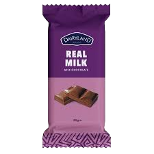 D/LAND REAL MILK CHOC BAR 80G