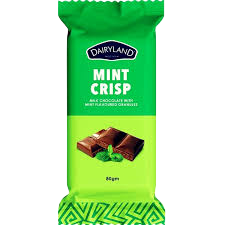 D/LAND MINT CRISP CHOC BAR 80G
