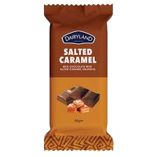 D/LAND SALTED CARAMEL CHOC BAR 40G