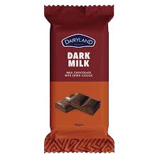 D/LAND DARK MILK CHOC BAR 80G
