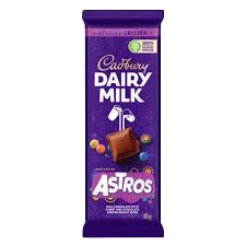 CADBURY ASTROS CHOC BAR 80G