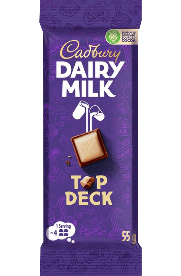 CADBURY DAIRY MILK TOP DECK 55G