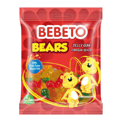 BEBETO GUMMY CANDY FUNNY BEARS 35G