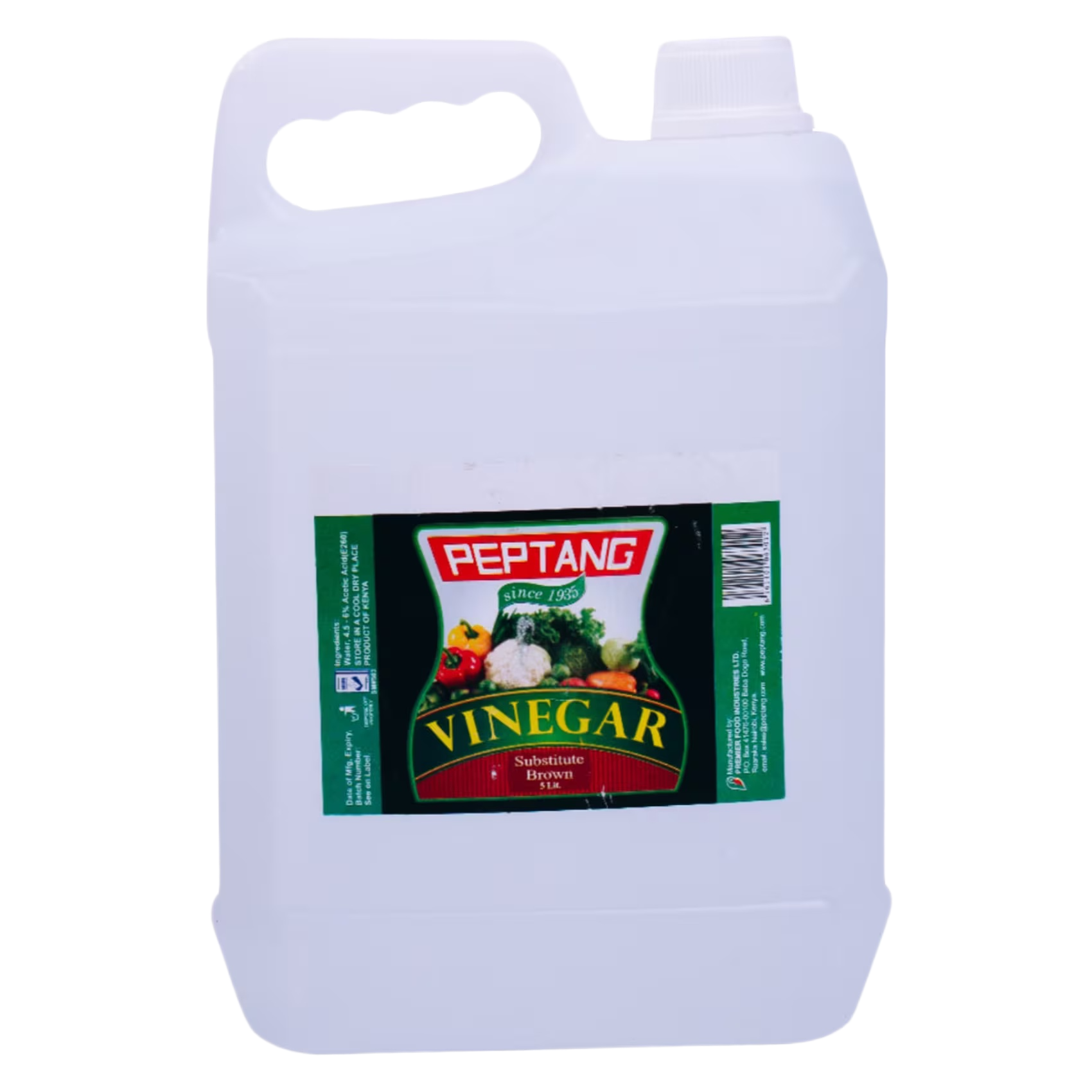 PEP WHITE VINEGAR 5L