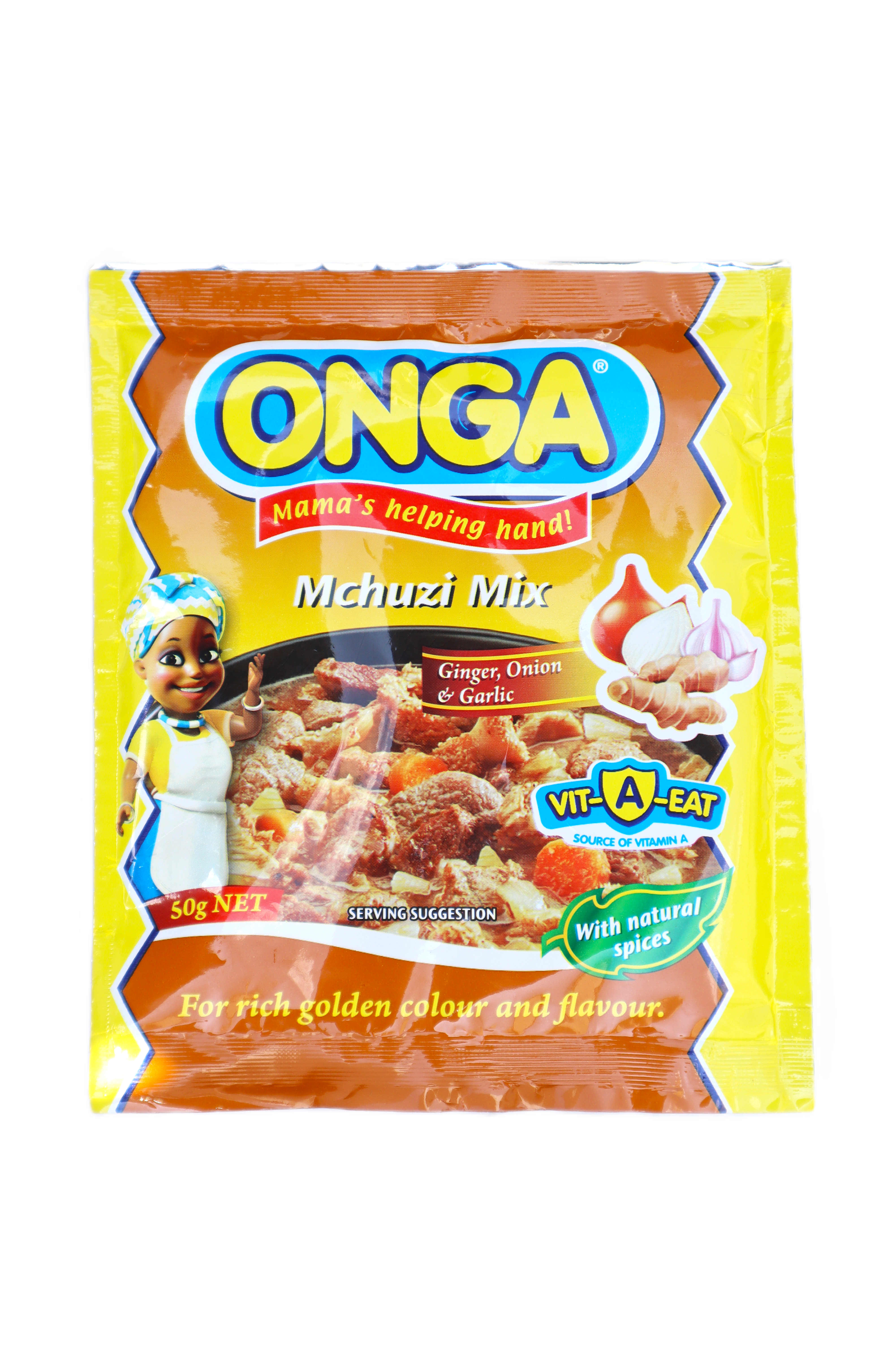 ONGA GINGER, ONION & GARLIC 50G SAT