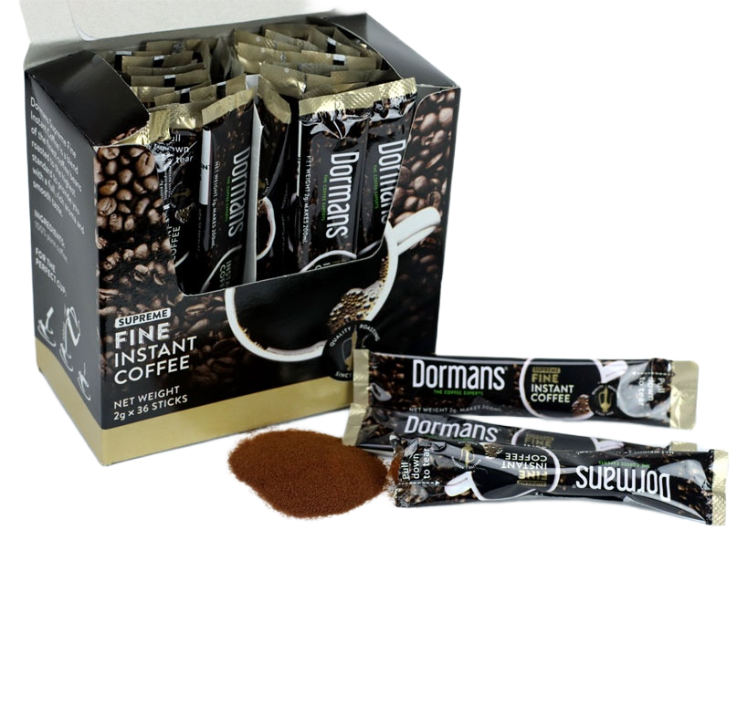 DORMANS GRANULE INST COFFEE 36X2G BIB STICK