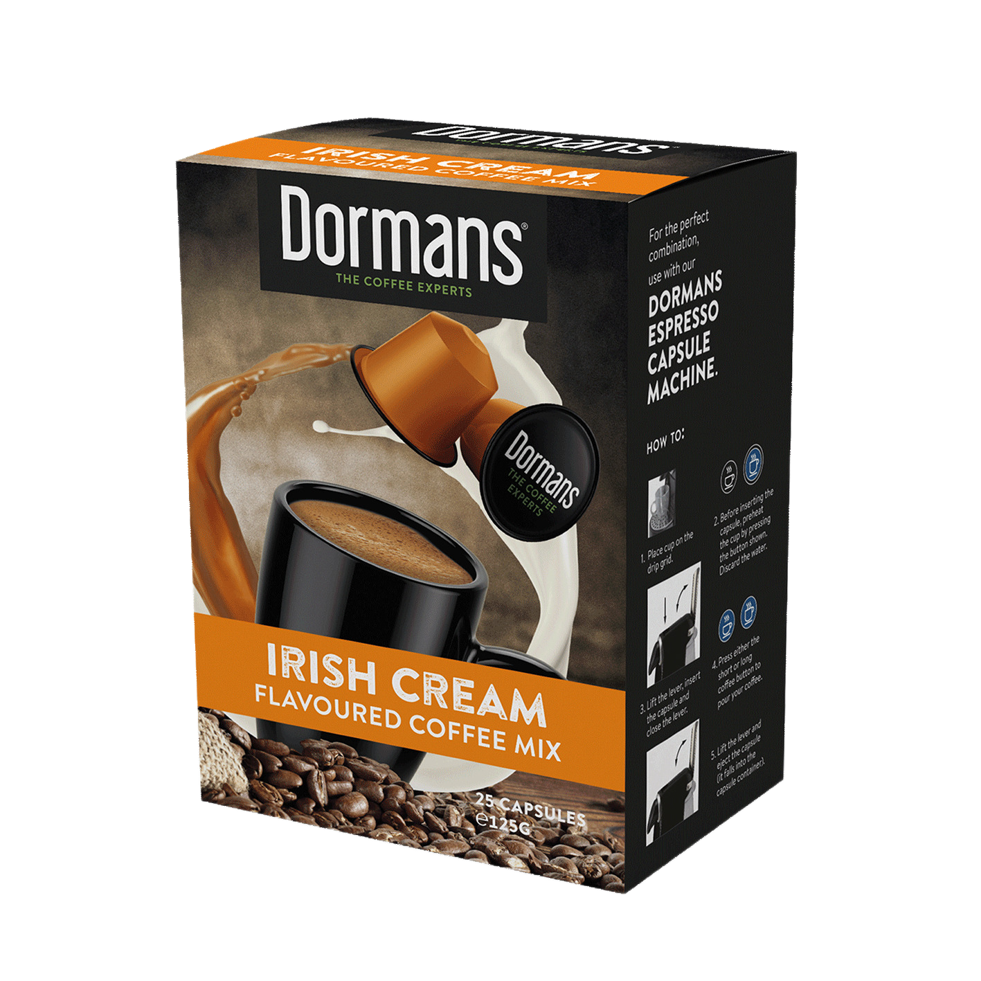 DORMANS 3 IN 1 COFFEE MIX 18GX1PC  IRISH CREAM