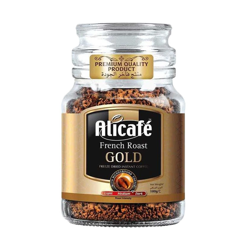 ALICAFE GOLD FREEZE DRIED COFFEE 100G JAR