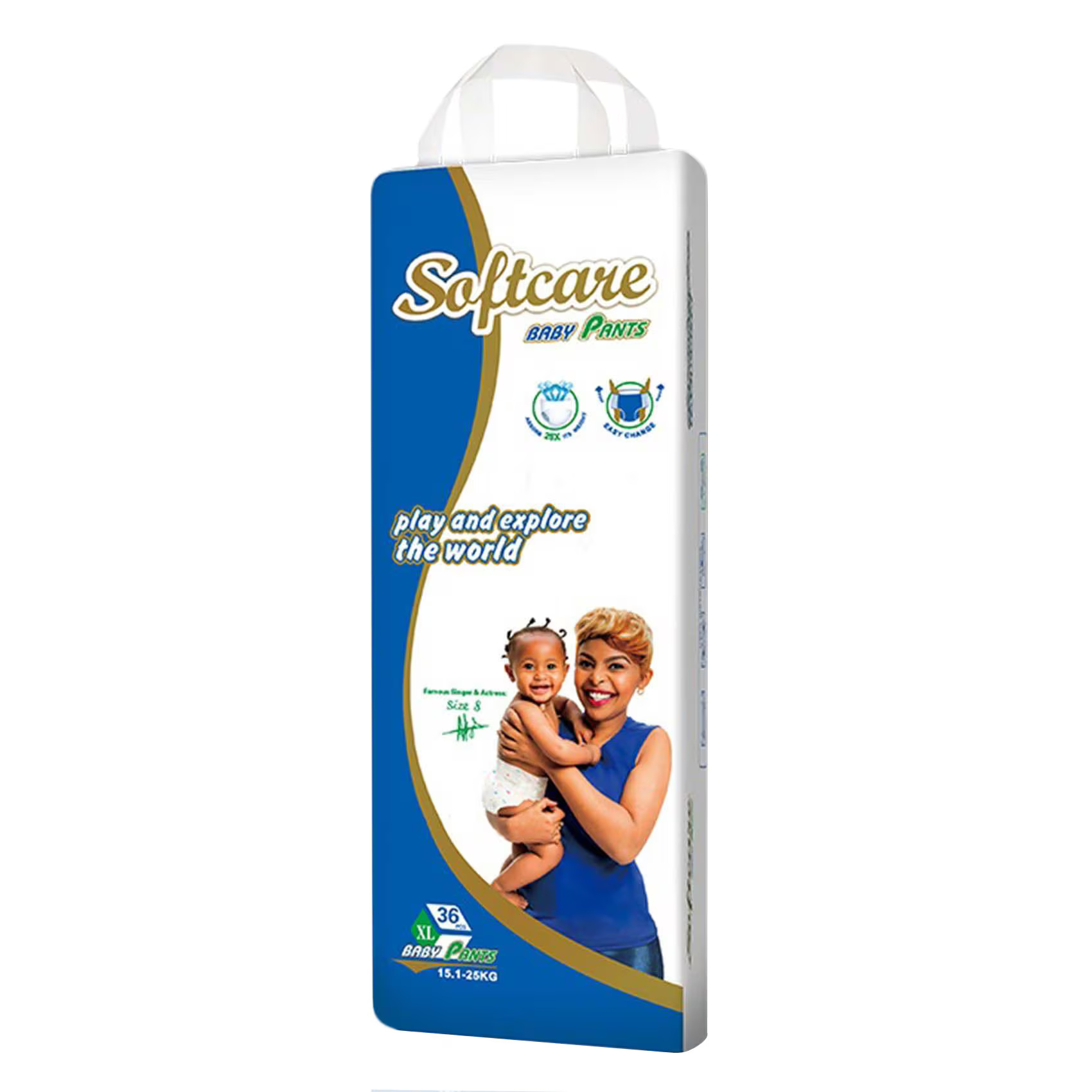 SOFTCARE BABY PANTS 36S JUNIOR