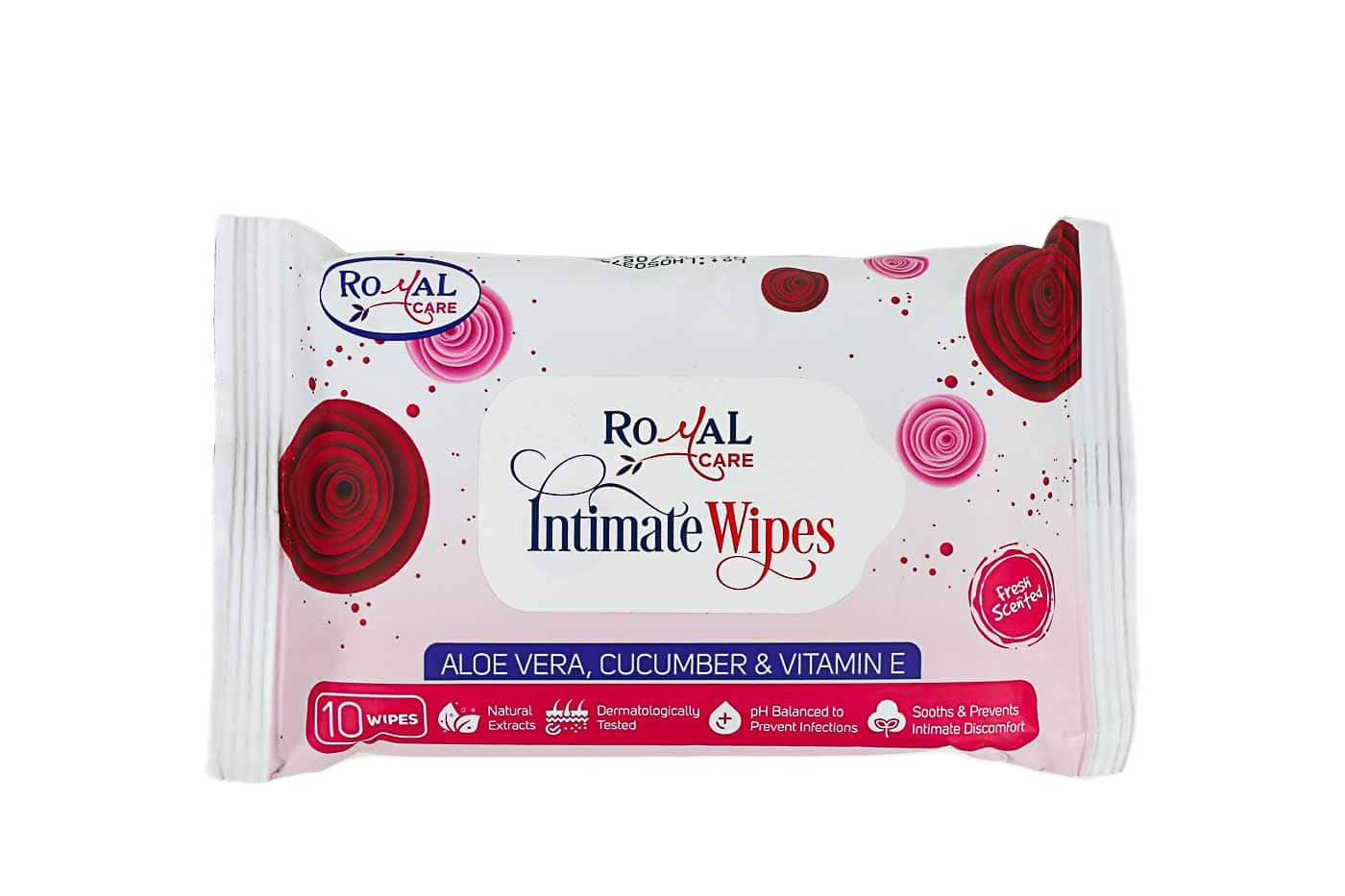 ROYAL FRESH WIPES WHITE P/BAG 10S CLASSIC