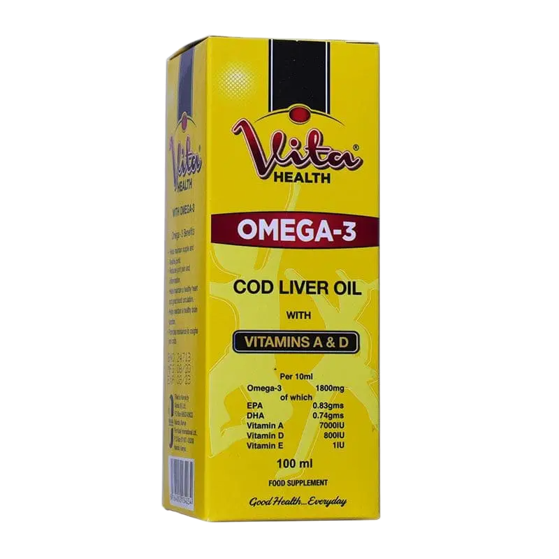 VITAHEALTH COD LIVER OIL 100ML