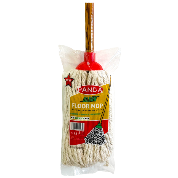 PANDA HEAVY MOP HEAD W/STICK