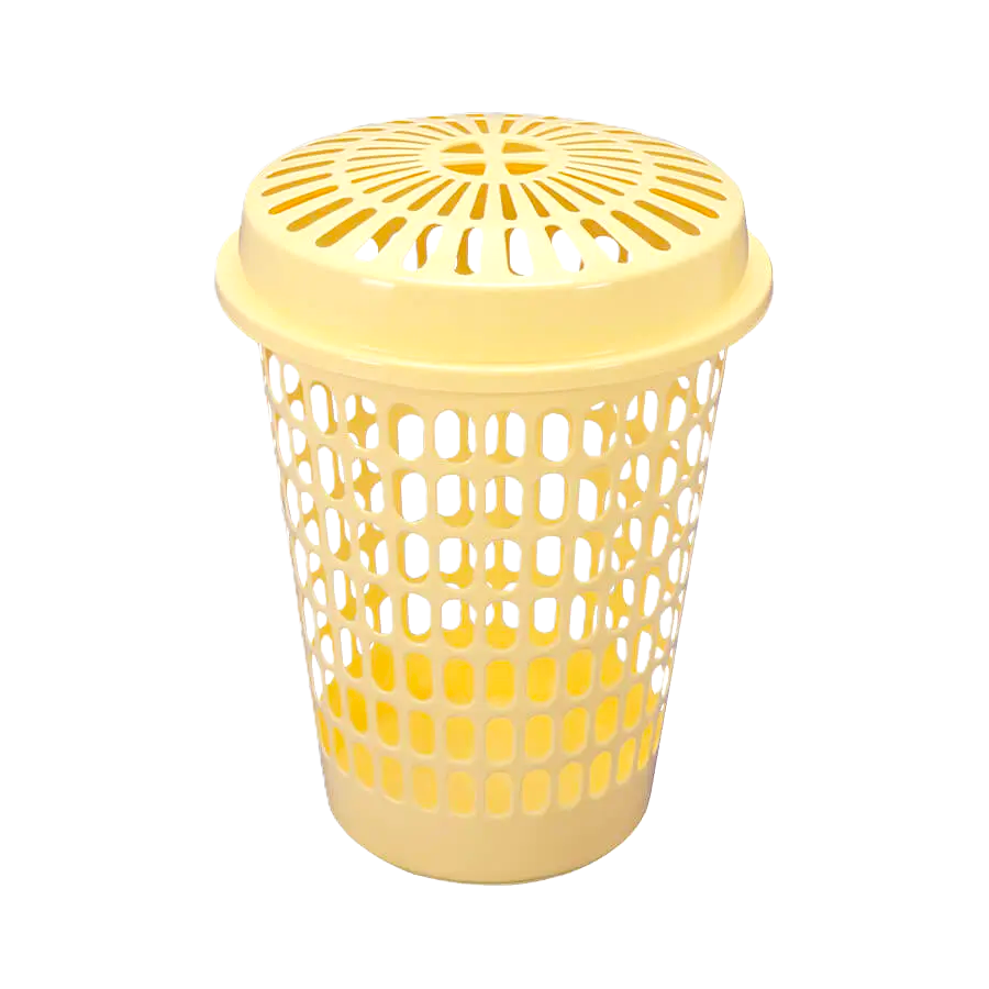 KEN TALL LAUNDRY BASKET W/LID NO.1