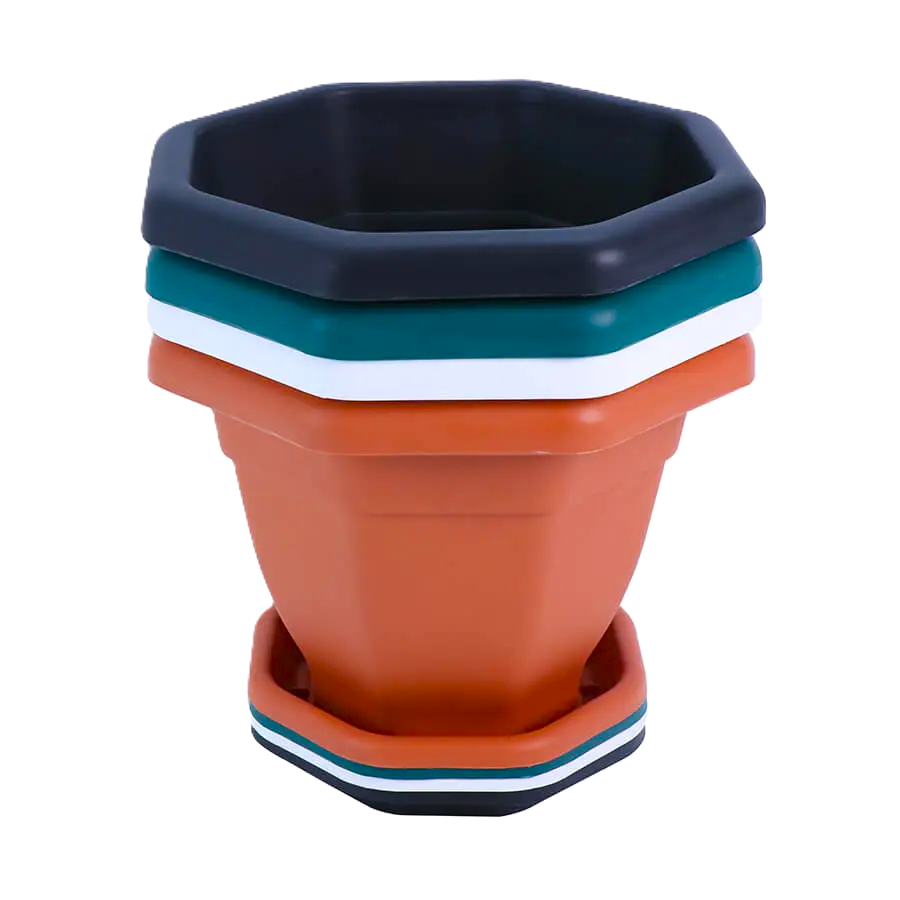 PLANTER ROUND #2 W/DISH