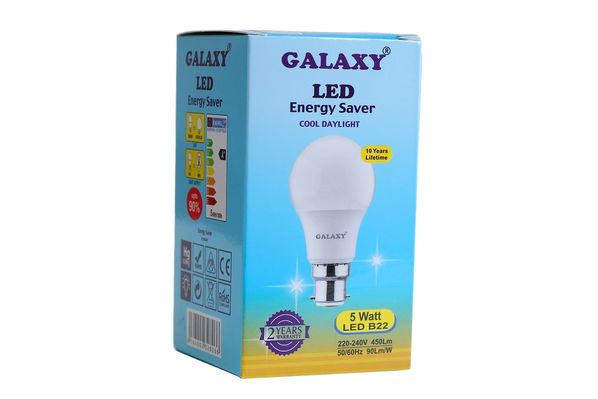 GALAXY LED BULB 5WTS B22