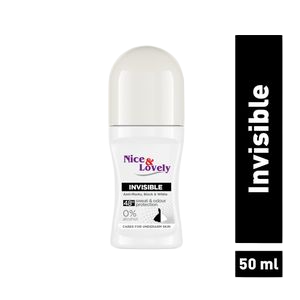 NICE & LOVELY DEO ROLL ON INVISIBLE 50ML ENG