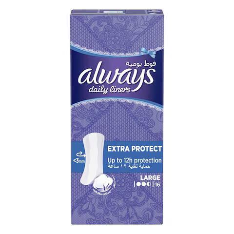 ALWAYS P/LINER E/DAY LARGE 14 X 16
