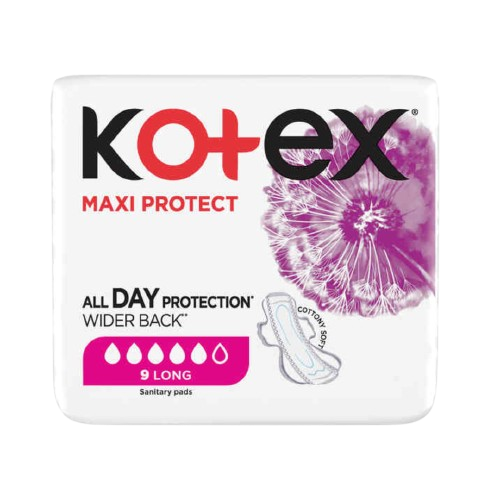 KOTEX MAXI PADS LONG P9 X 16
