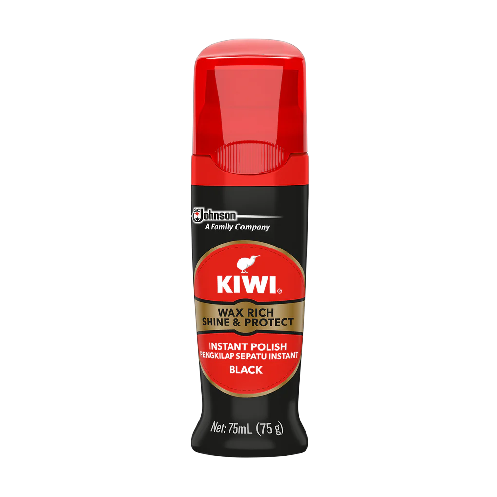 KIWI INSTANT WAX SHINE 75ML BLACK