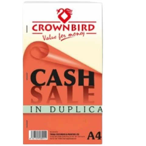 CROWNBIRD CASH SALE BK A4 6 ON P