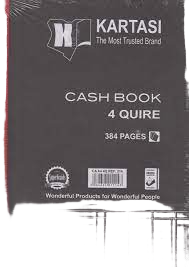 KB CASH BOOK A4 4 QUIRE REF#214