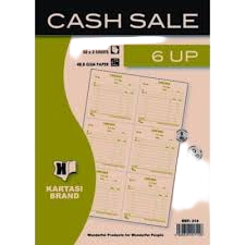 KB CASH SALE BKS 50X2 6 UP #314