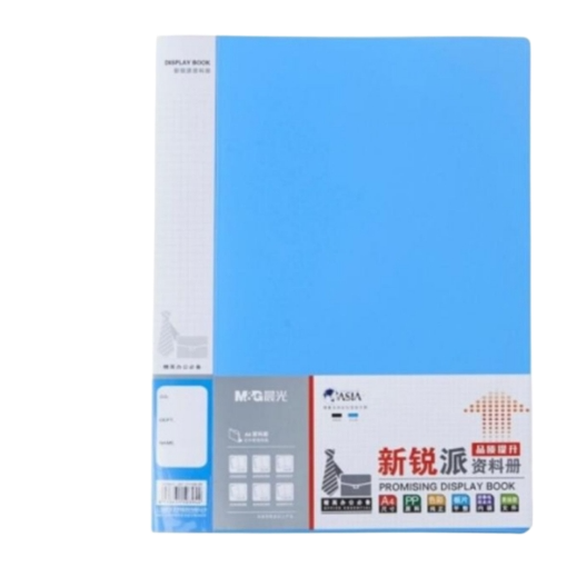 M&G DISPLAY BOOK 60PKTS 92908 BLUE