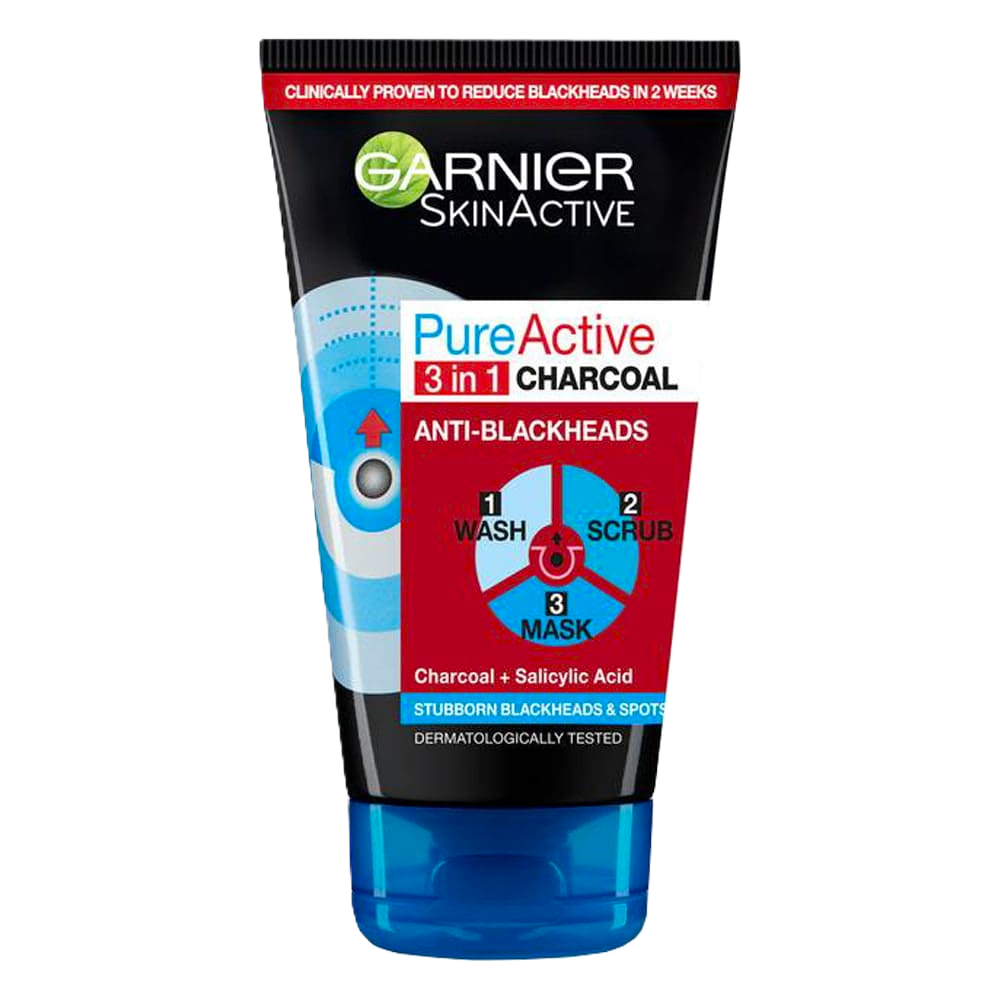GARNIER PURE ACTIVE INTENSE CHARC 3 IN 1 100ML